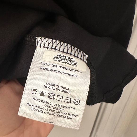 Stellah Off-Shoulder Embroidered Pom-Pom Dress/Top Black Boho Festival Chic XS - Picture 7 of 8